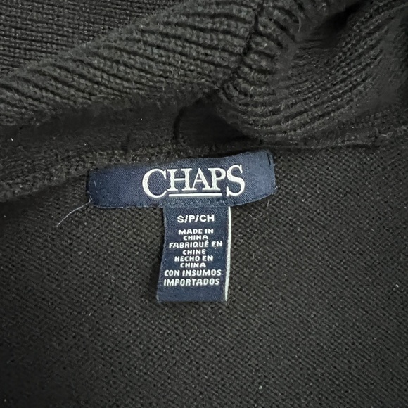 Chaps - Black Bodycon Knit Dress - Picture 9 of 11